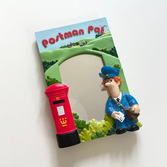 Vintage rare postman pat mirror / frame. Has a slight crack at the top which has previously been glued.