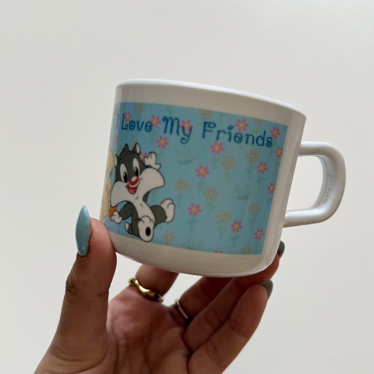 Vintage looney tunes plastic mug