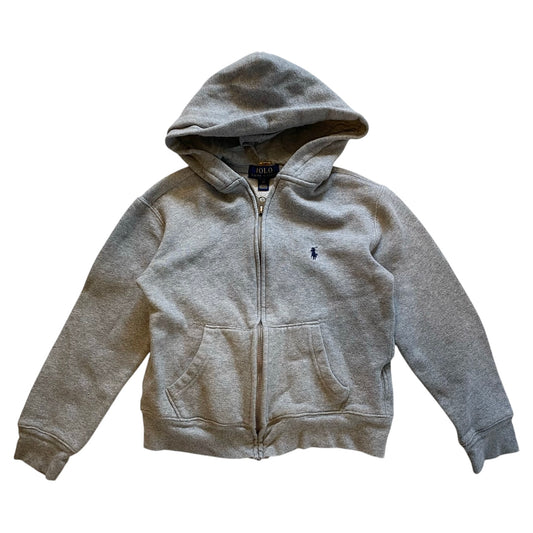 Ralph Lauren grey zip up jacket. Size 8 years