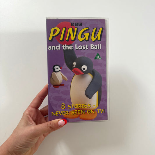 Vintage 1998 pingu vhs tape