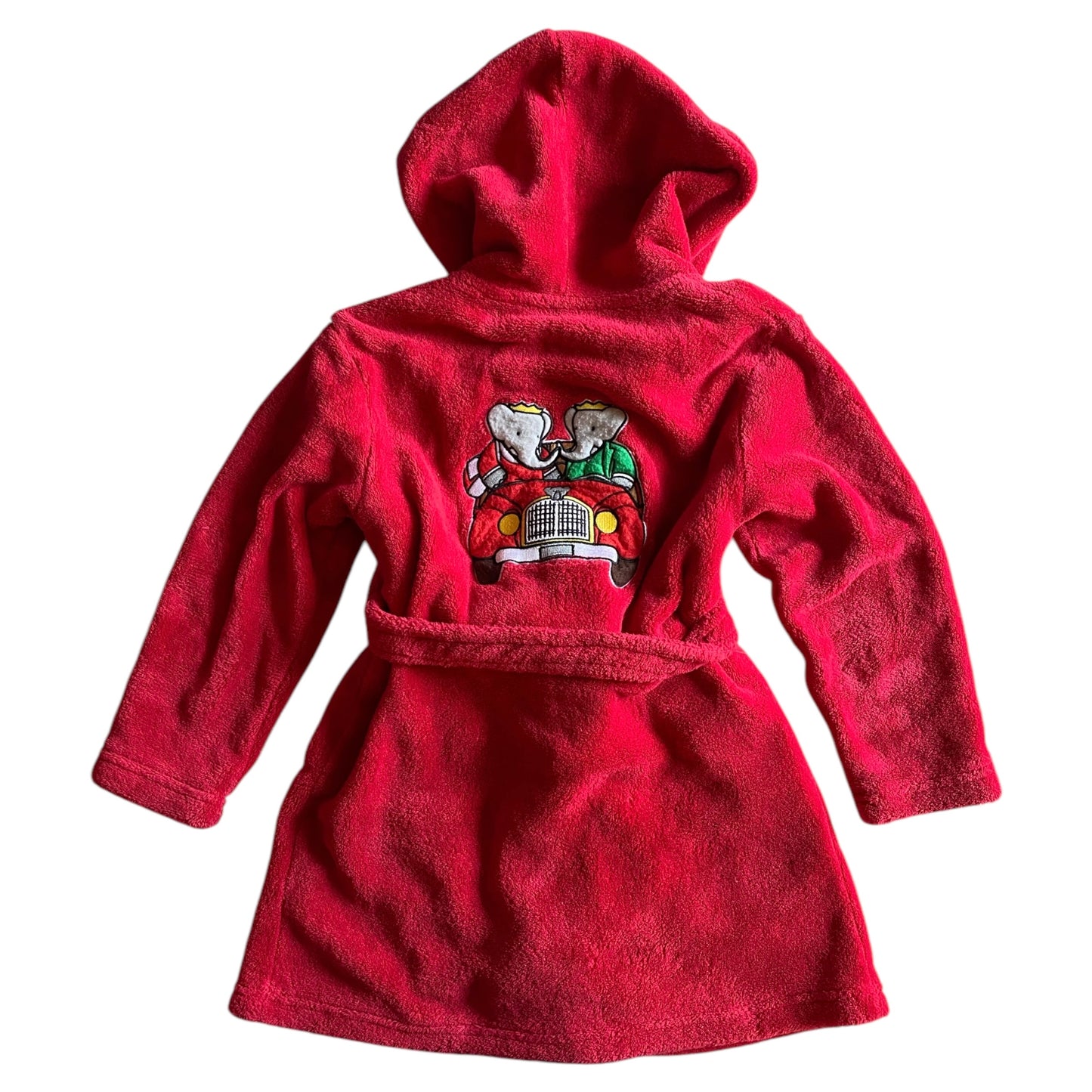 Vintage red babar dressing gown size 5-6 years