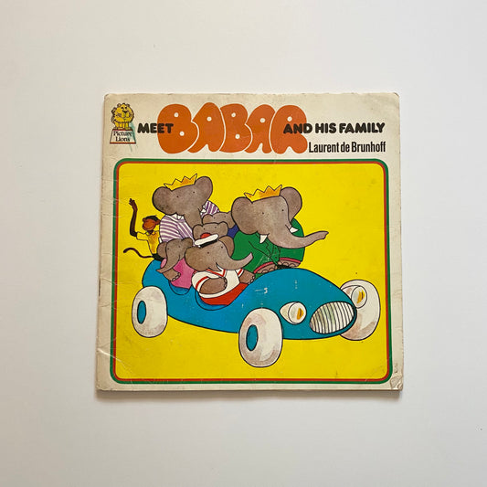 Vintage 1973 babar paperback book. As shown