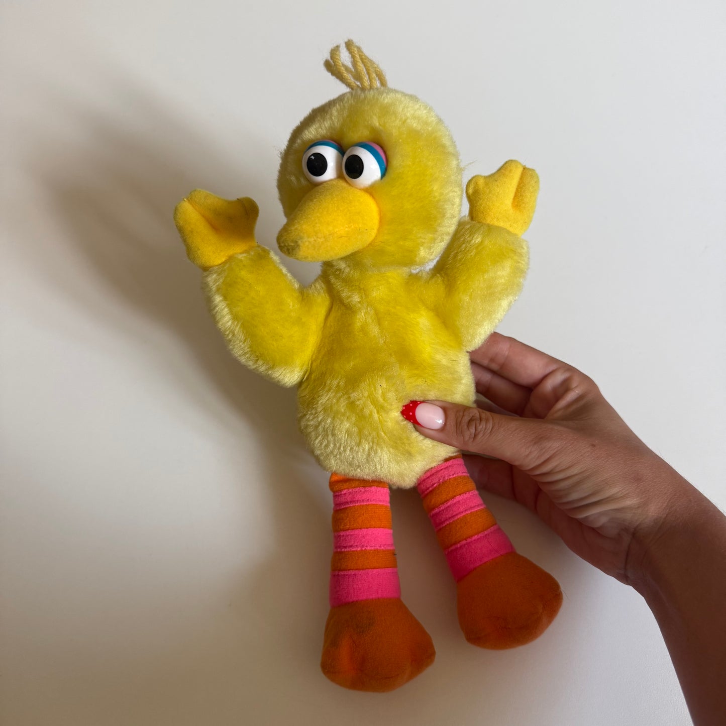 Vintage 1995 big bird plush toy