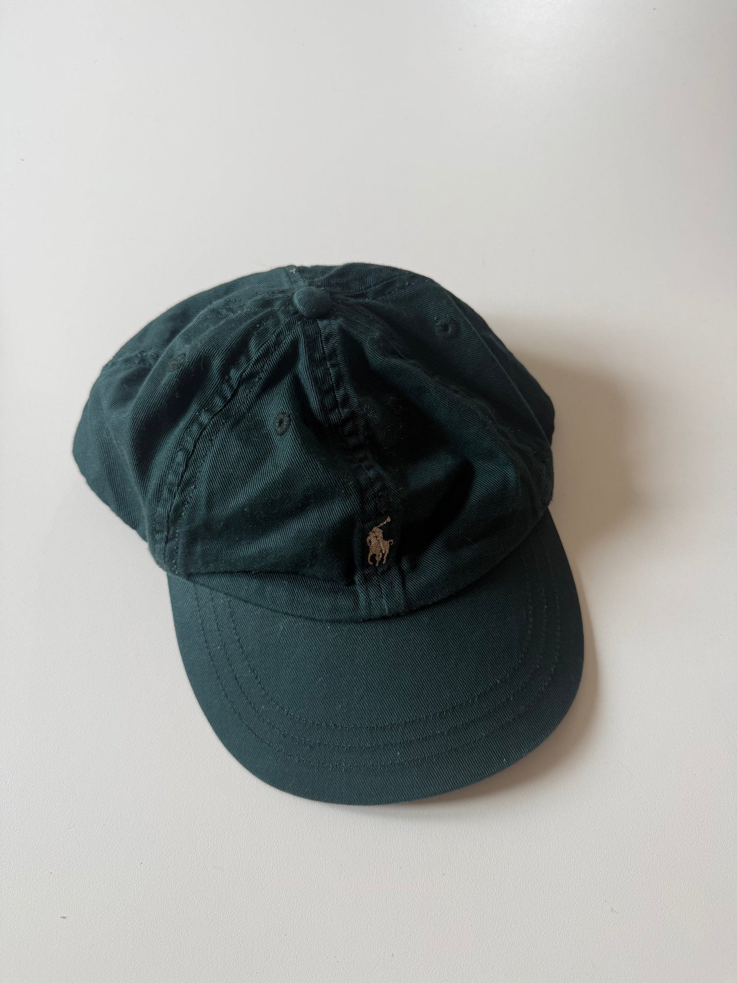 Ralph Lauren forest green cap. Size approx 2-5 years
