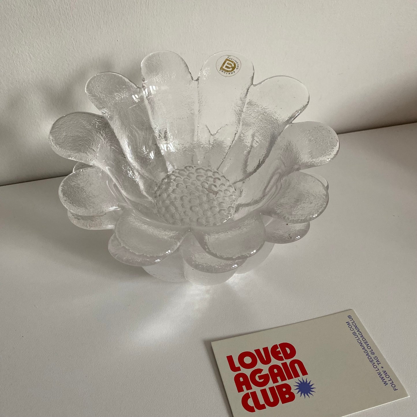 Vintage darlington daisy glass bowls