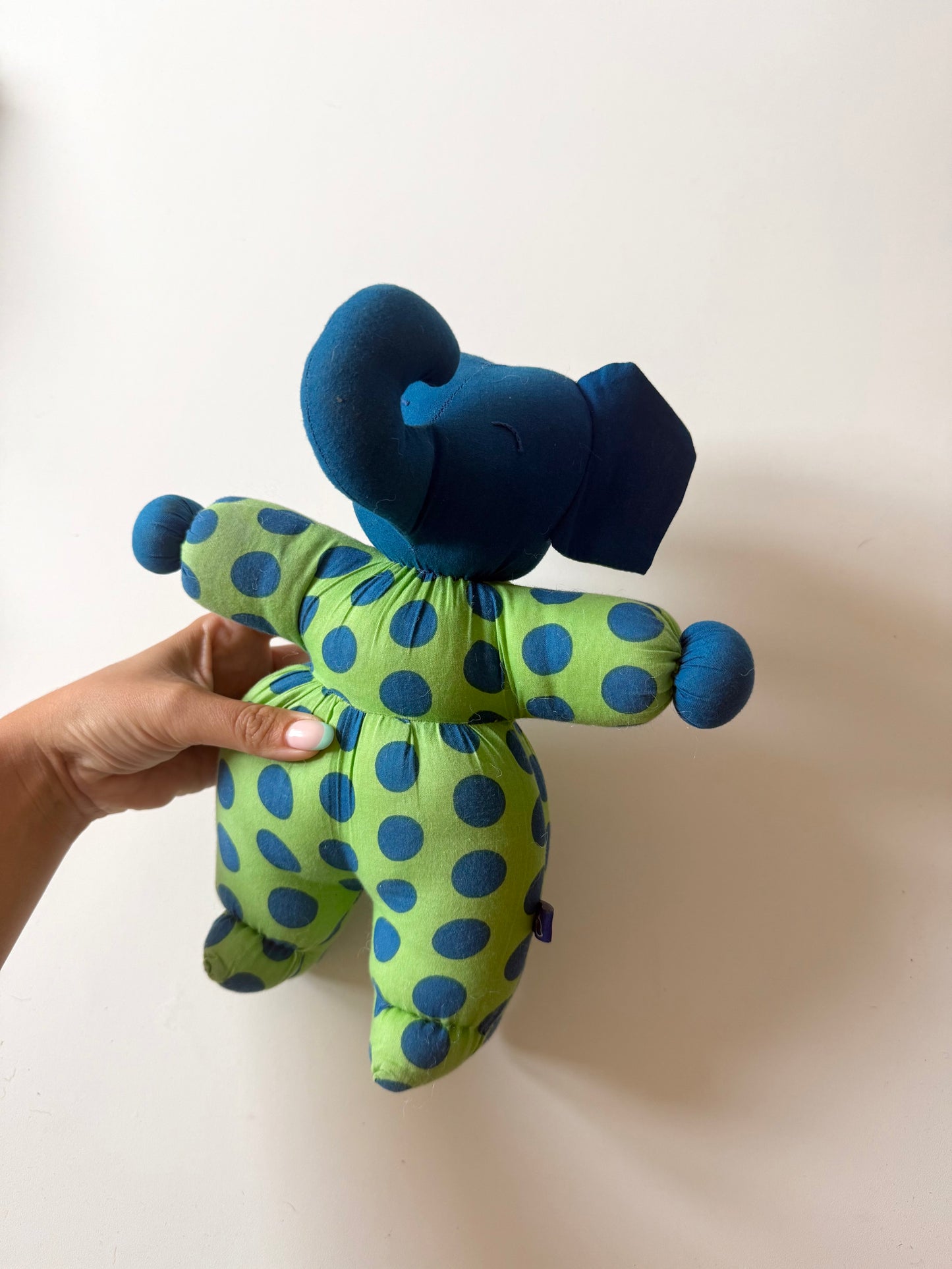 Vintage elephant soft plush.