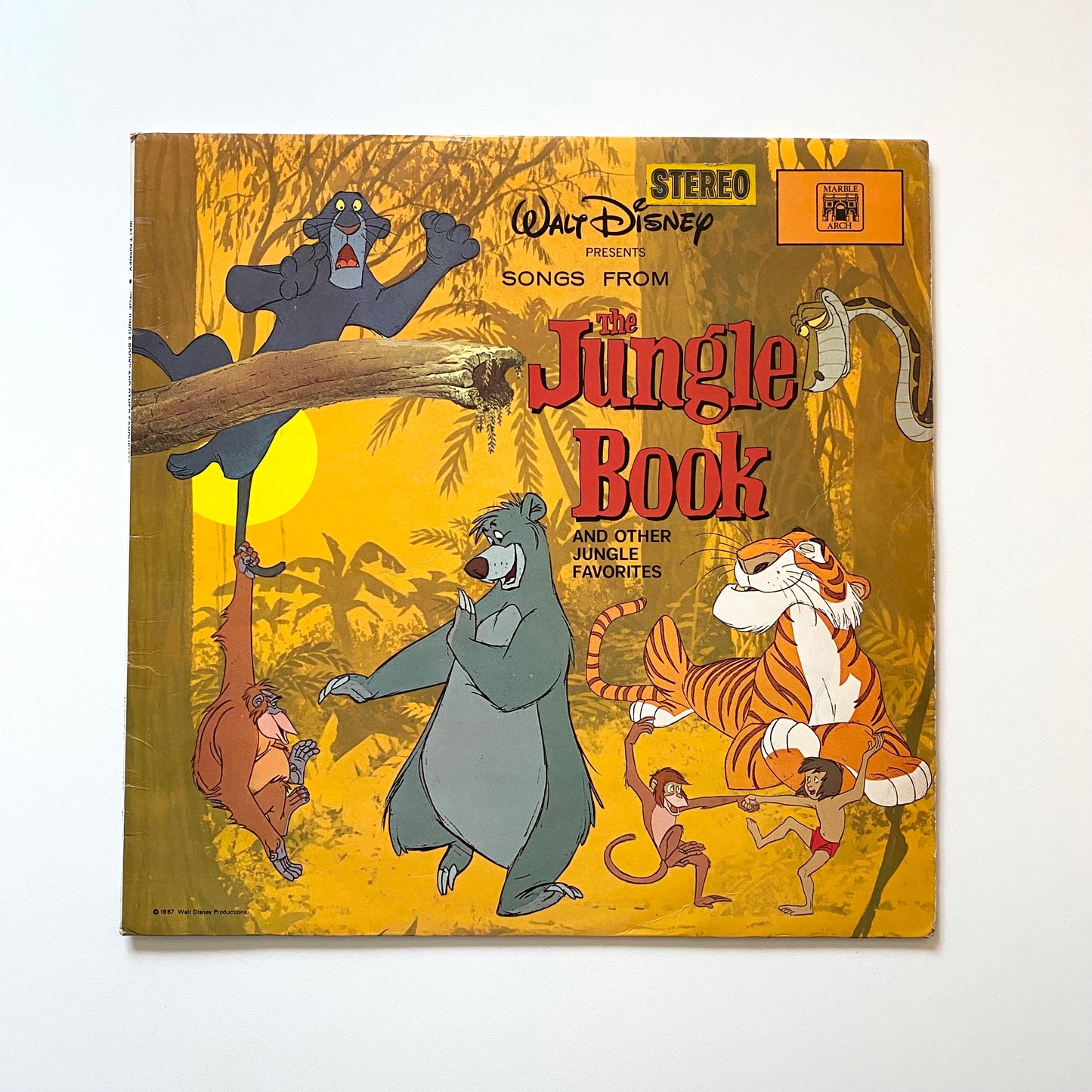 Vintage 1967 Disney jungle book vinyl