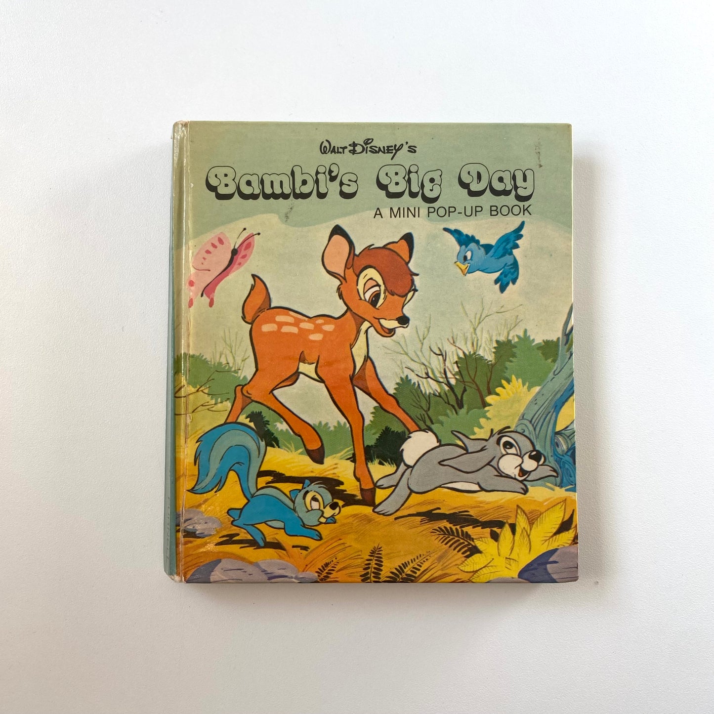 Vintage 1977 mini Disney bambi pop up book