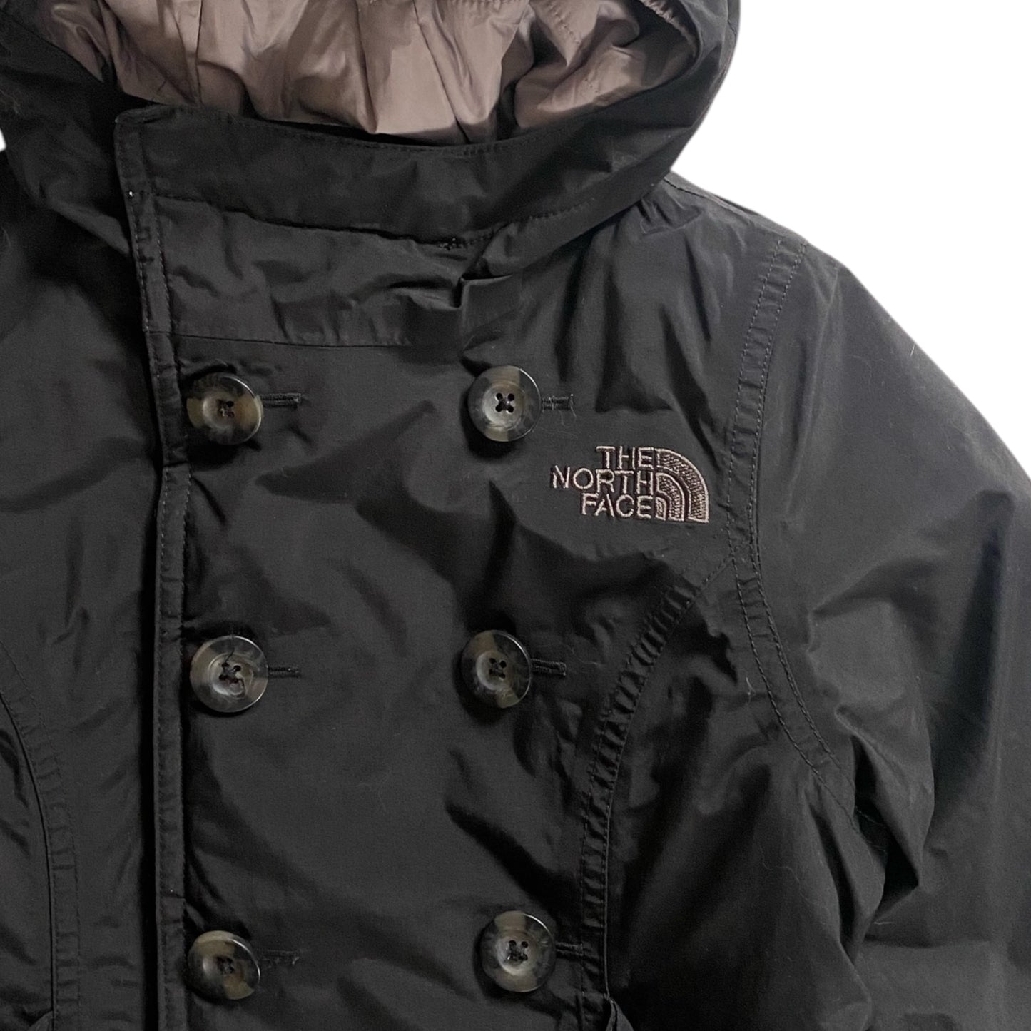 Black north face coat. Size 5 years