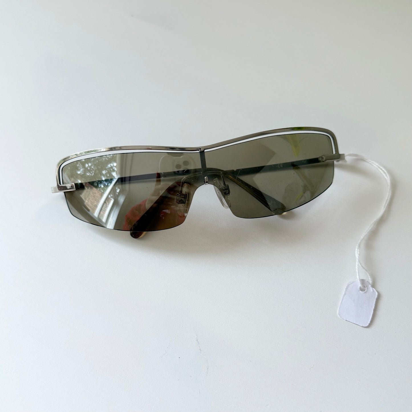 Vintage Y2K silver sunglasses