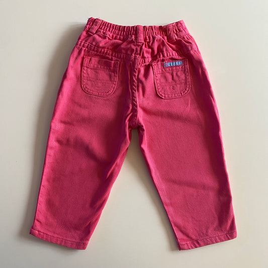 Vintage ladybird pink jeans. Size 12-18 months