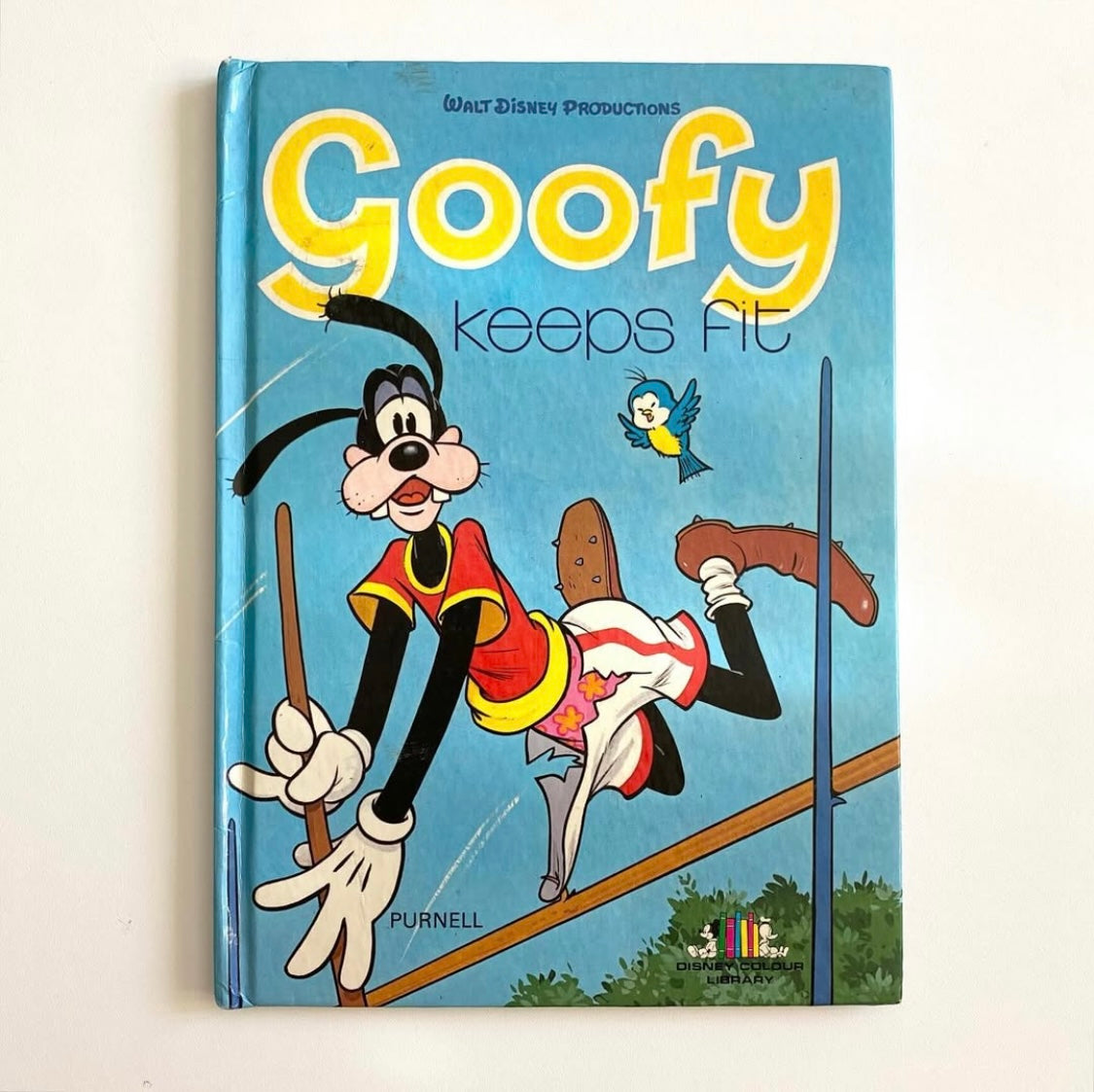 Vintage 1977 goofy keeps fit book