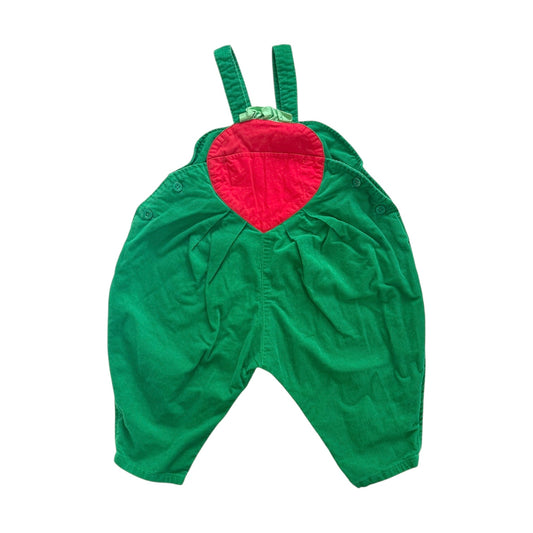 Vintage turnip corduroy dungarees. Size 6 months