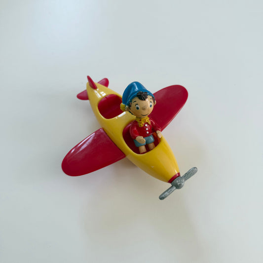 Vintage colourful Noddy plane & noddy figure. Small size