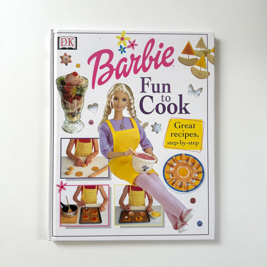 Vintage 2001 Barbie cook book