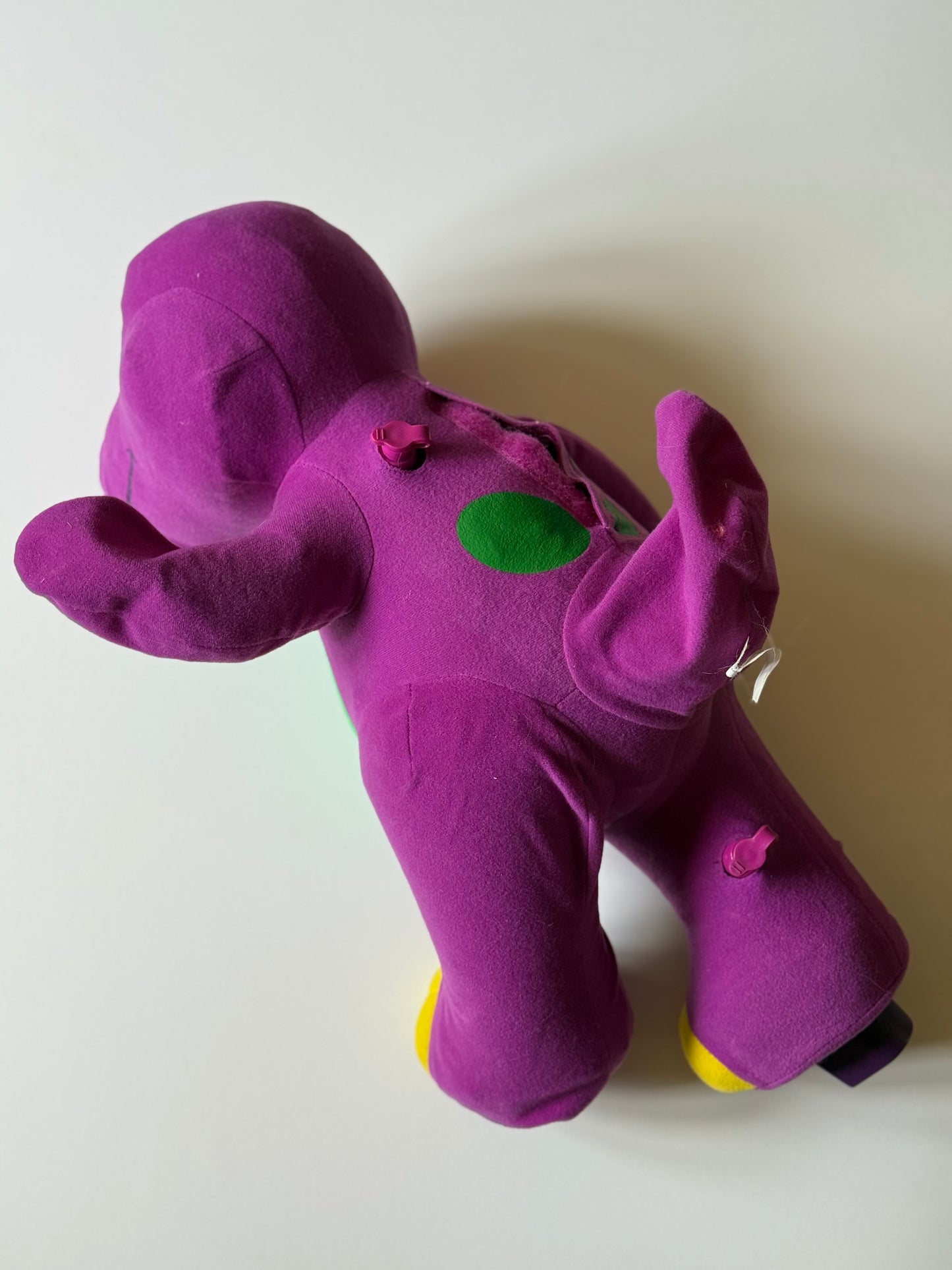 Vintage 2001 fisherprice blowup Barney the dinosaur