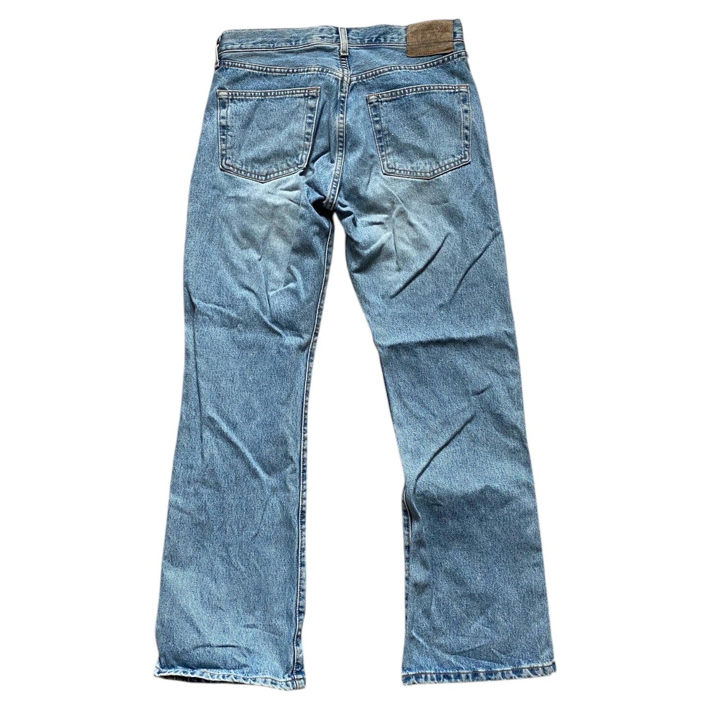 Vintage Abercrombie & fitch pale wash denim jeans. Size 10
