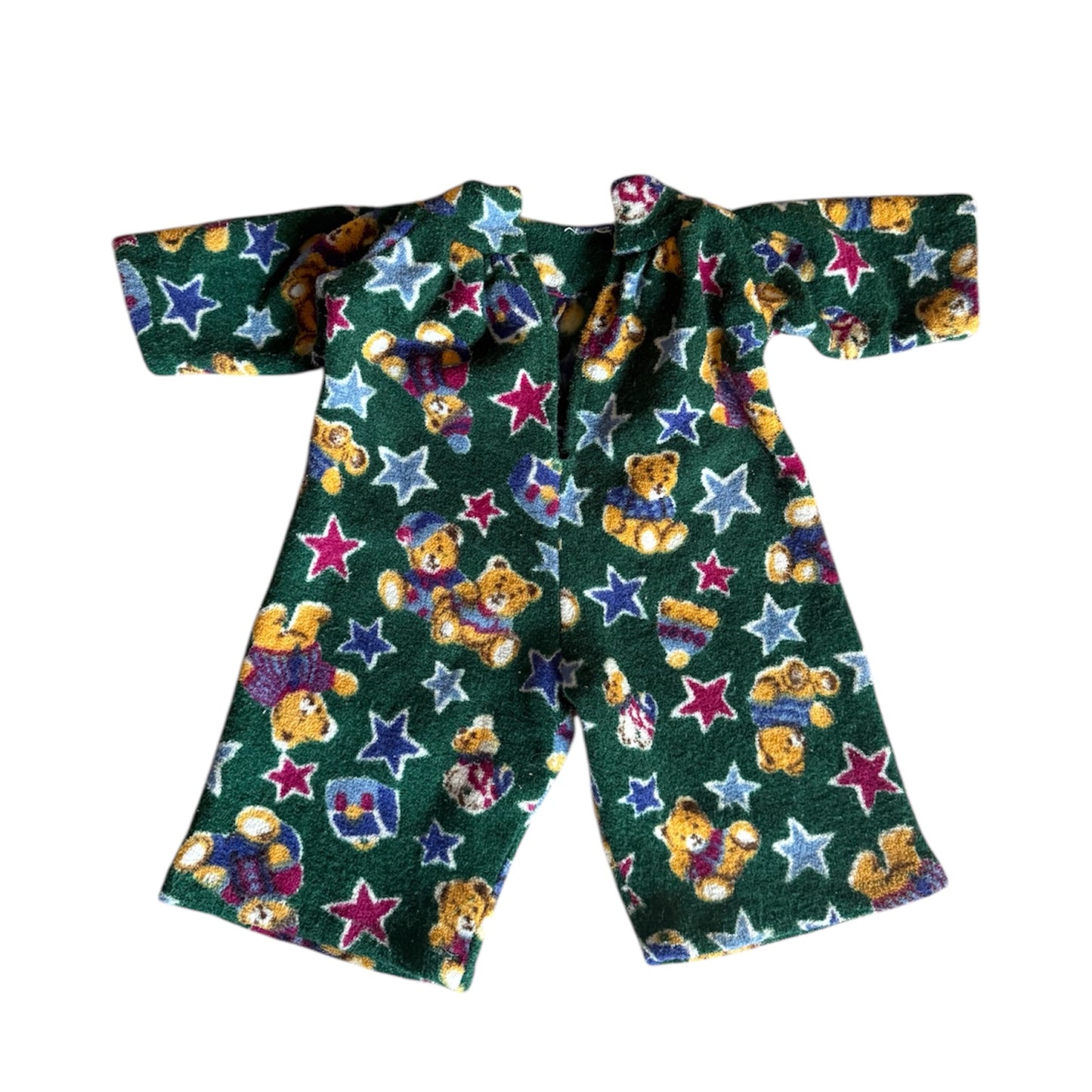 Vintage cosy fleece romper. Size approx 6-9 months