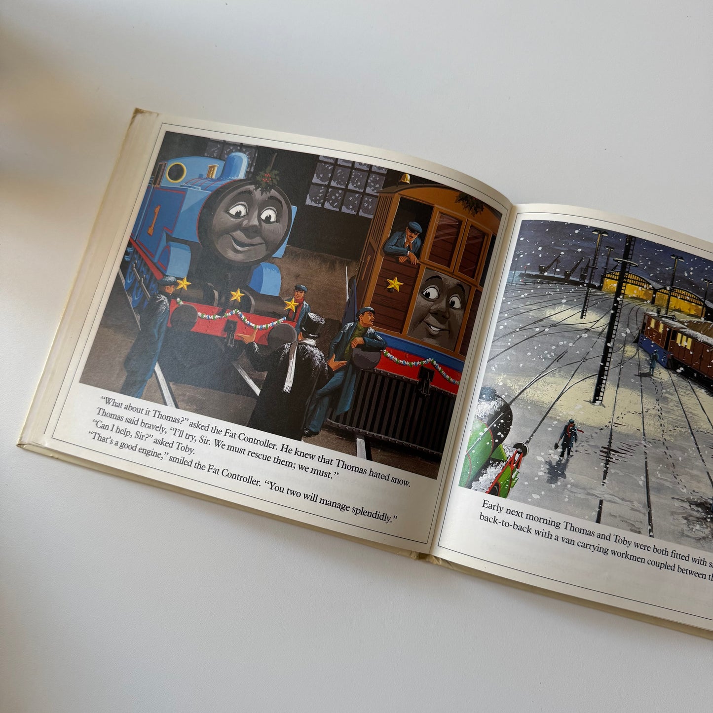 Vintage 1984 Thomas the tank engine book