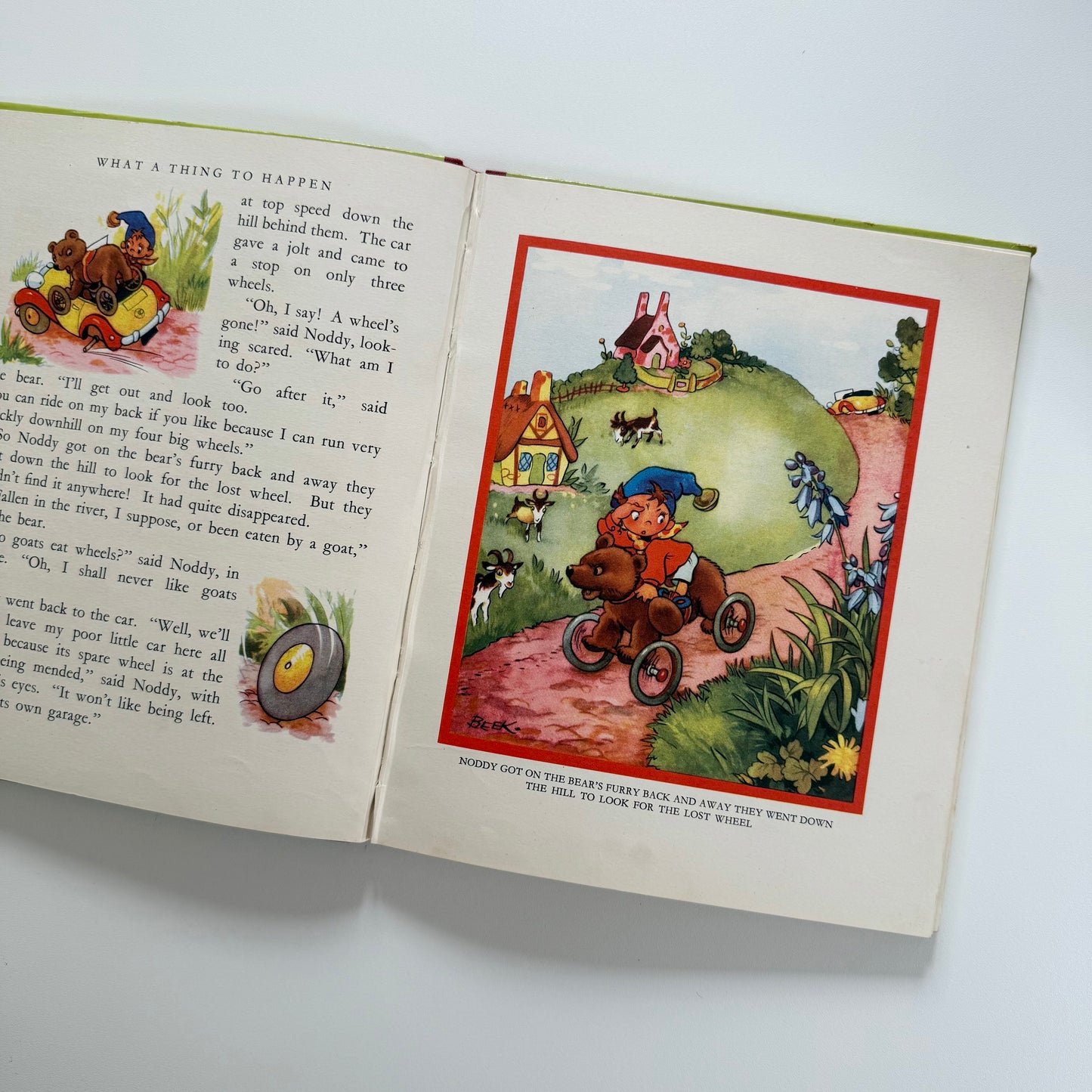 Vintage a4 Noddy Enid Blyton book