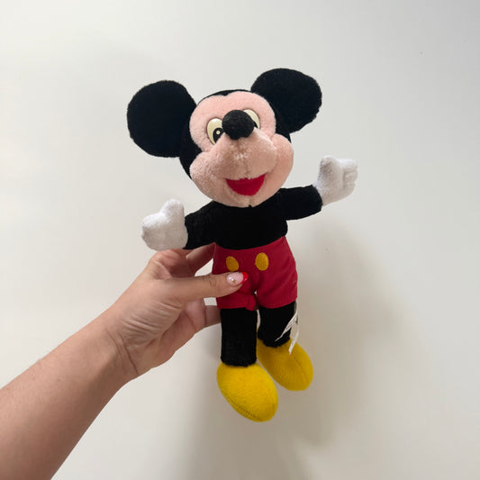 Vintage Mickey Mouse plush.