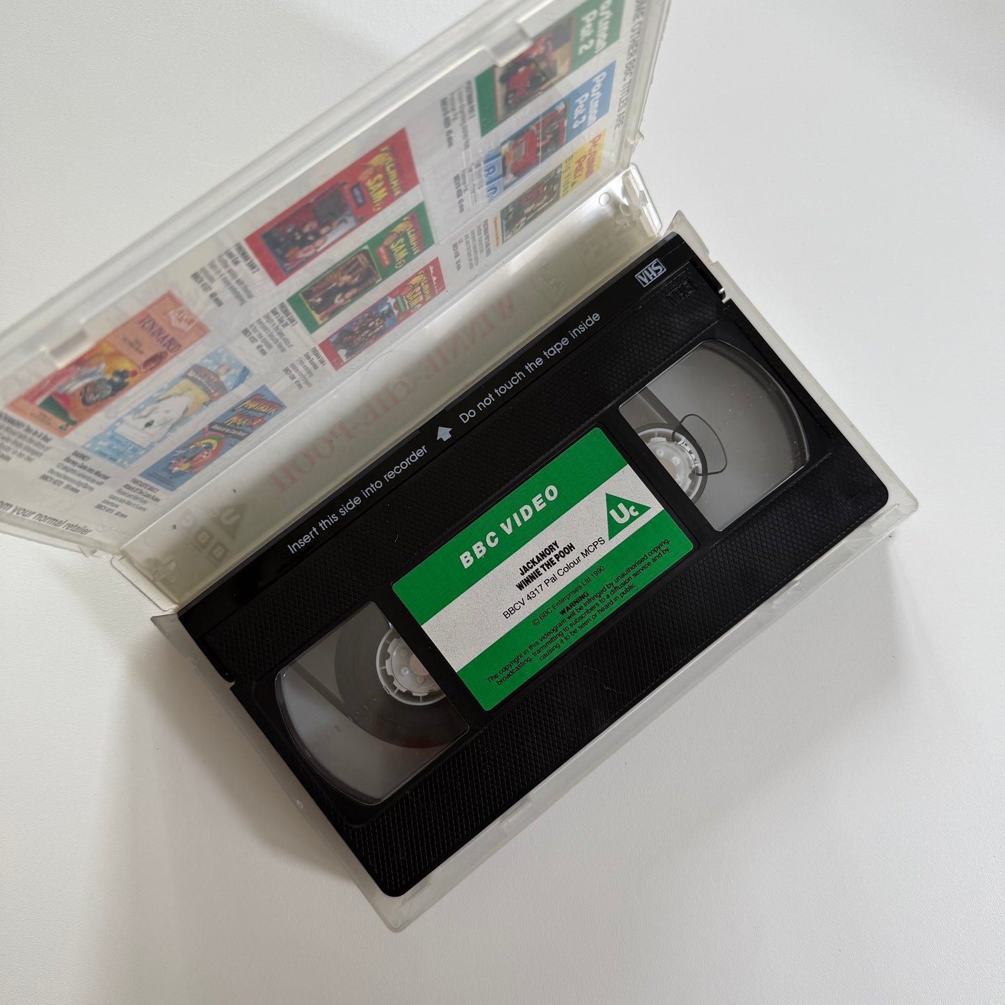 Vintage 1974 Winnie the Pooh vhs tape