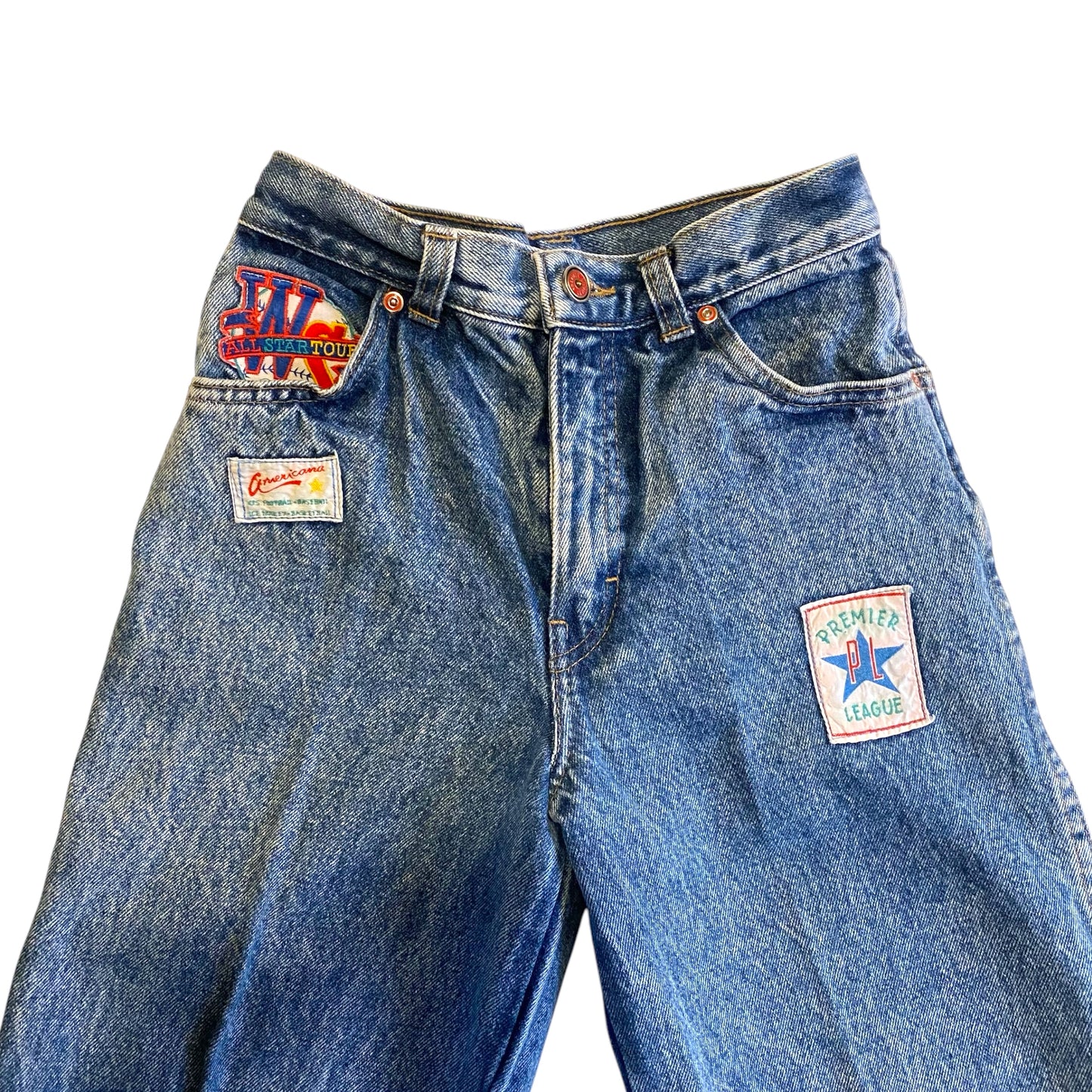 Vintage st Michael’s blue wash denim jeans. Age 11 years