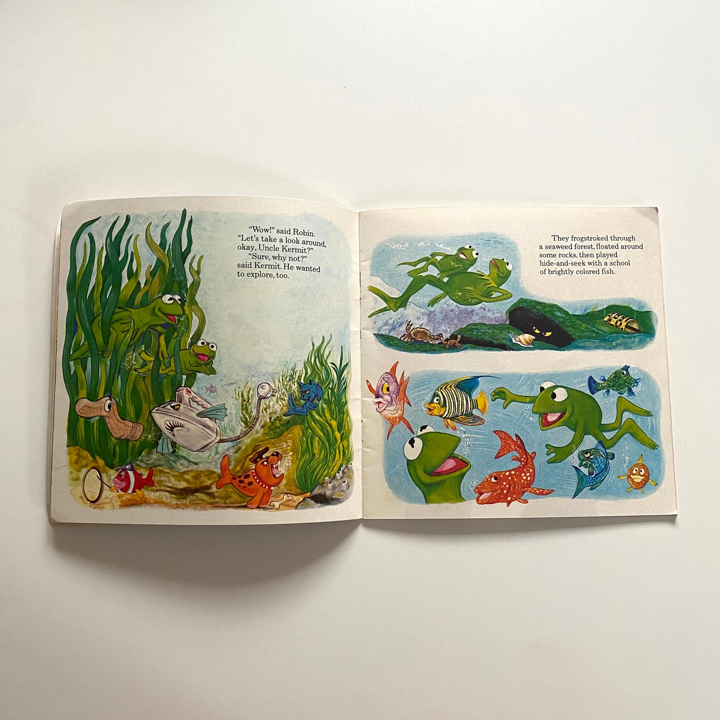 Vintage 1981 muppets book. Condition good other than front cover.