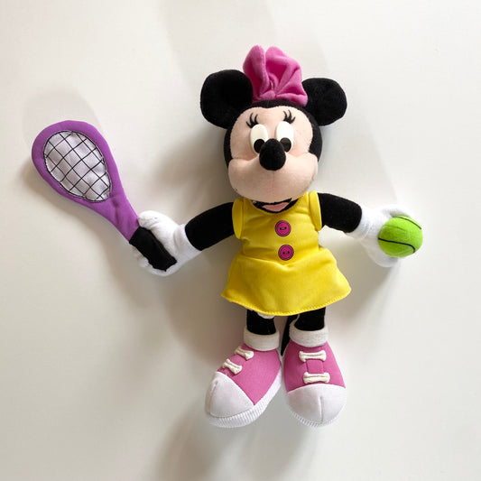 Vintage fisher price tennis Minnie Mouse soft toy.