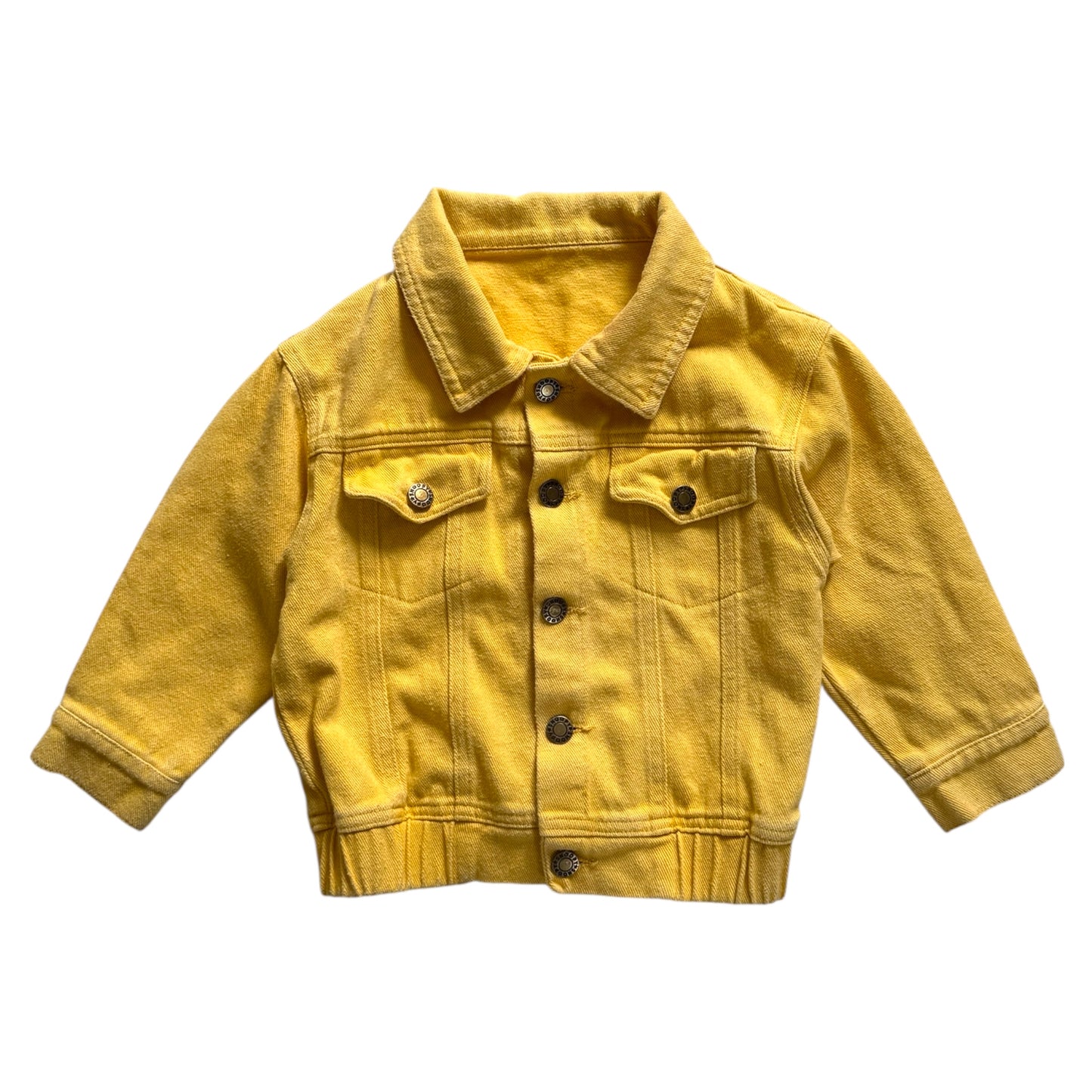 Vintage snoopy yellow denim jacket. Age 3 years