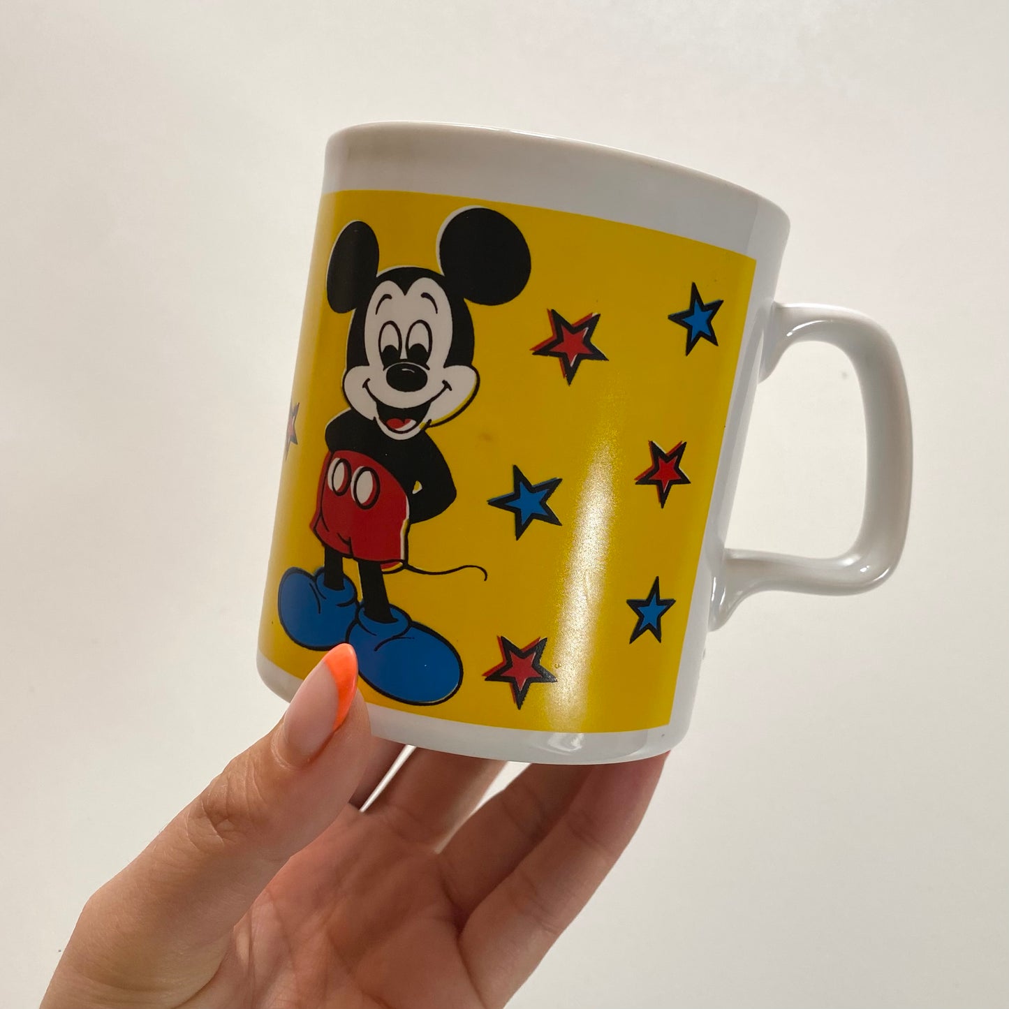 Vintage 1987 Mickey Mouse ceramic mug