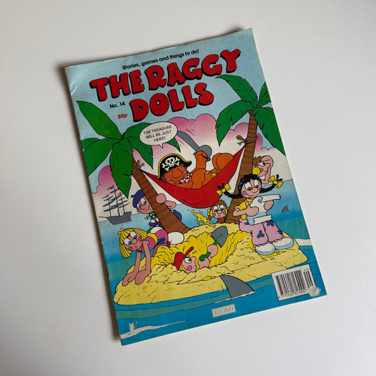 Vintage 1986 raggy dolls magazine