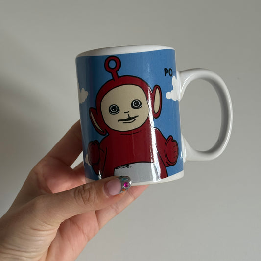 Vintage 1996 teletubbies Po ceramic mug