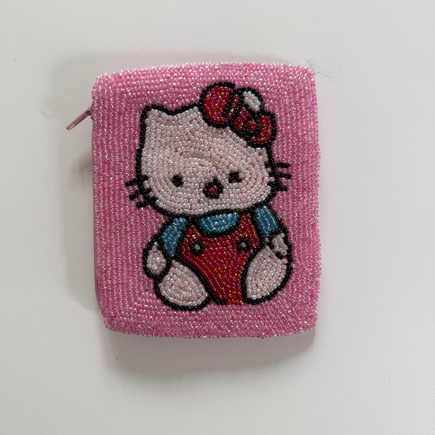 Beaded hello kitty purse