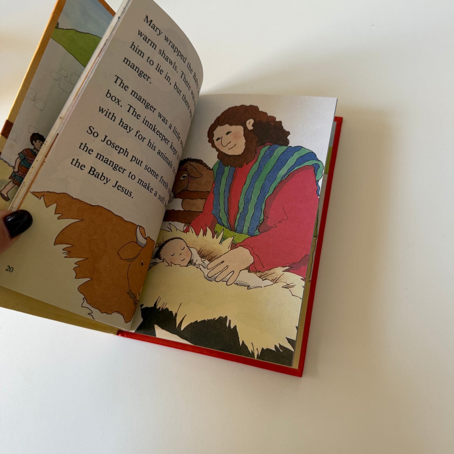 Vintage 1989 ladybird Christmas book.