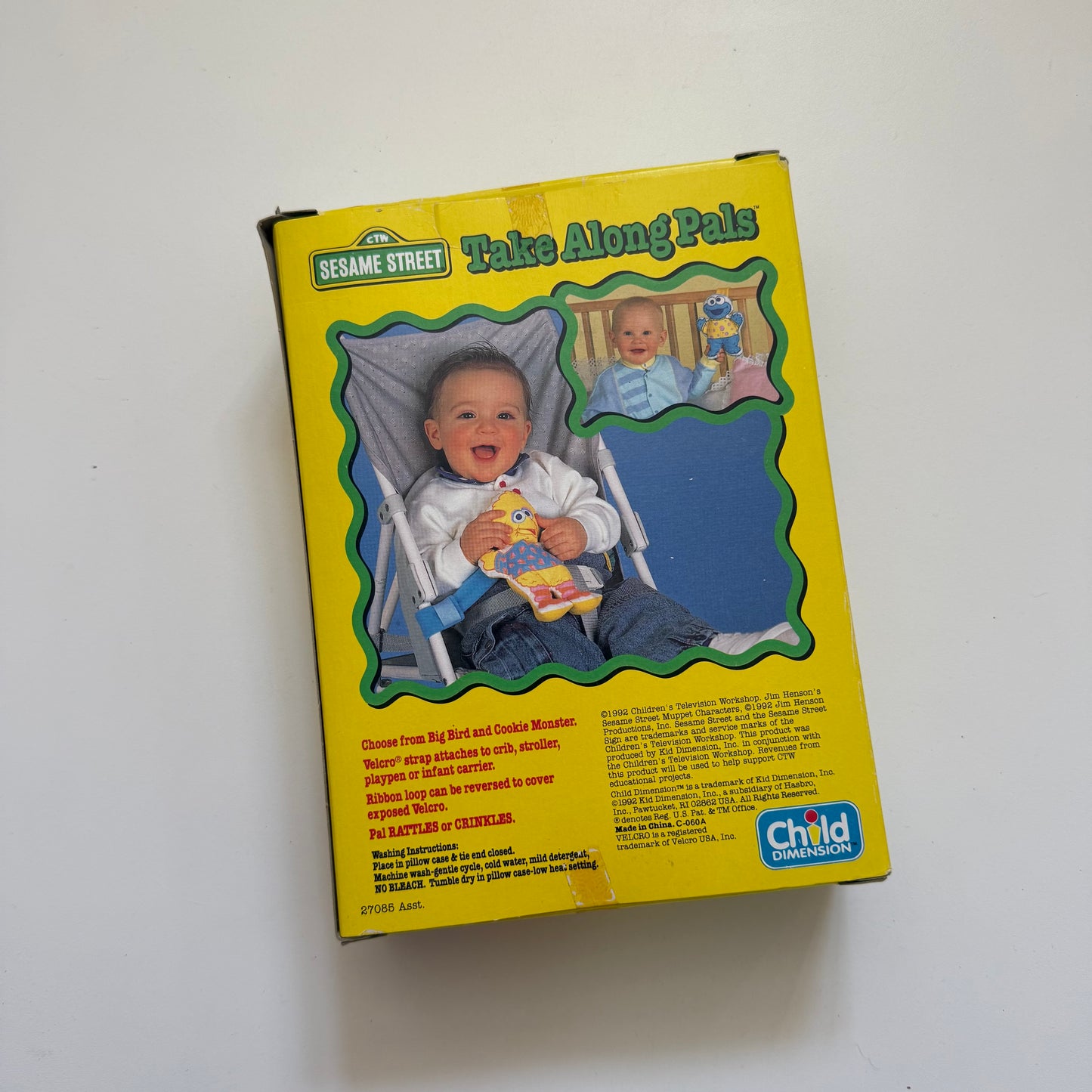 Vintage 1992 Sesame Street ‘take along pals’ toy
