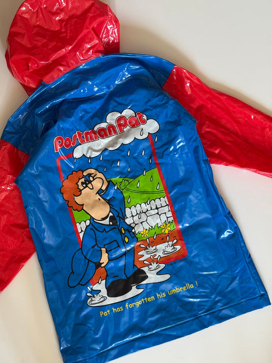 Vintage 2000 Postman Pat waterproof jacket. Size 4-5 years.
