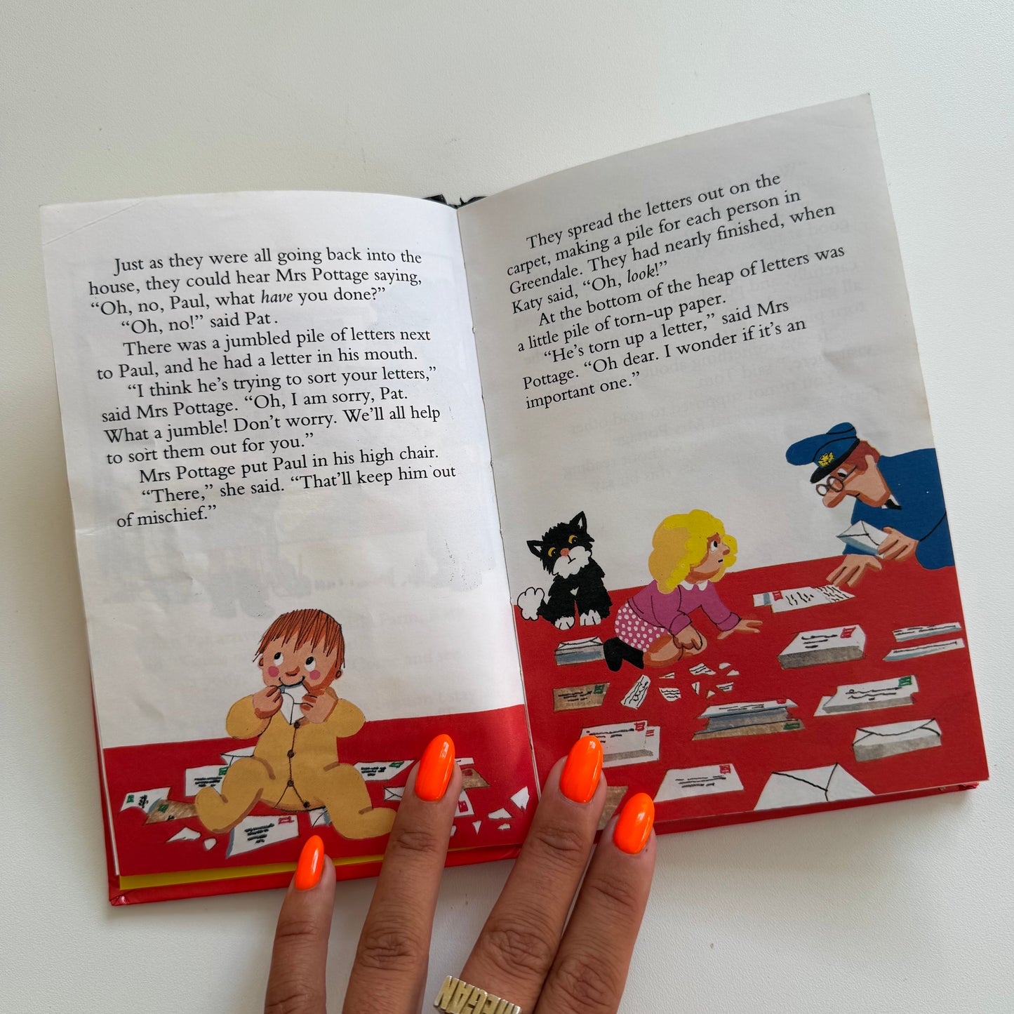 Vintage 1993 postman Pat book