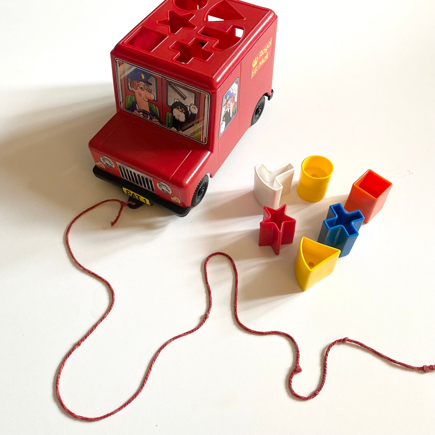 Vintage postman Pat shape sorter toy