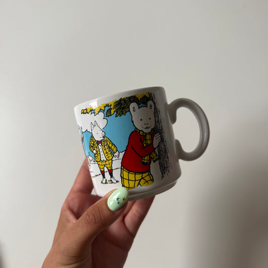 Ceramic 1991 Rupert bear mug