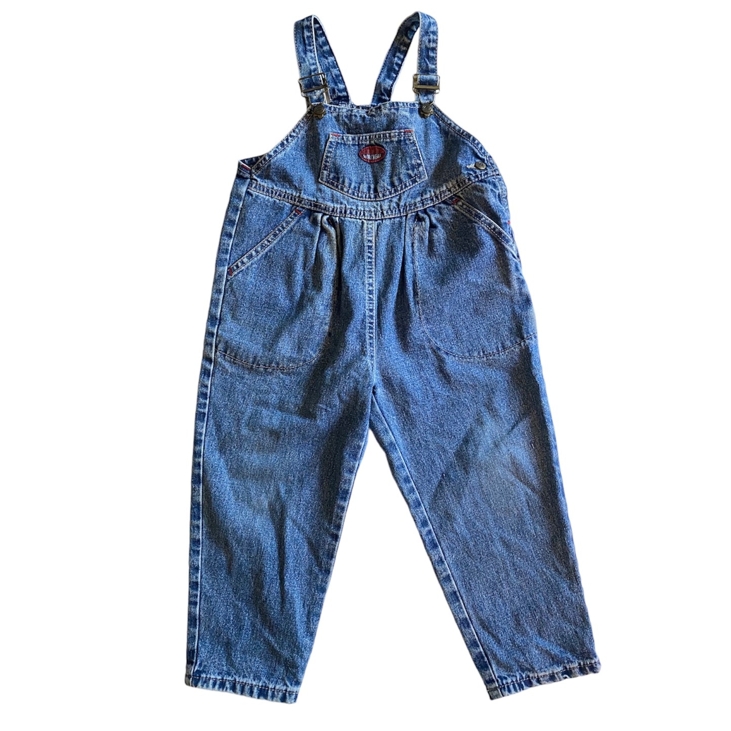 Vintage ‘authentic workwear’ denim dungarees 18-24 months