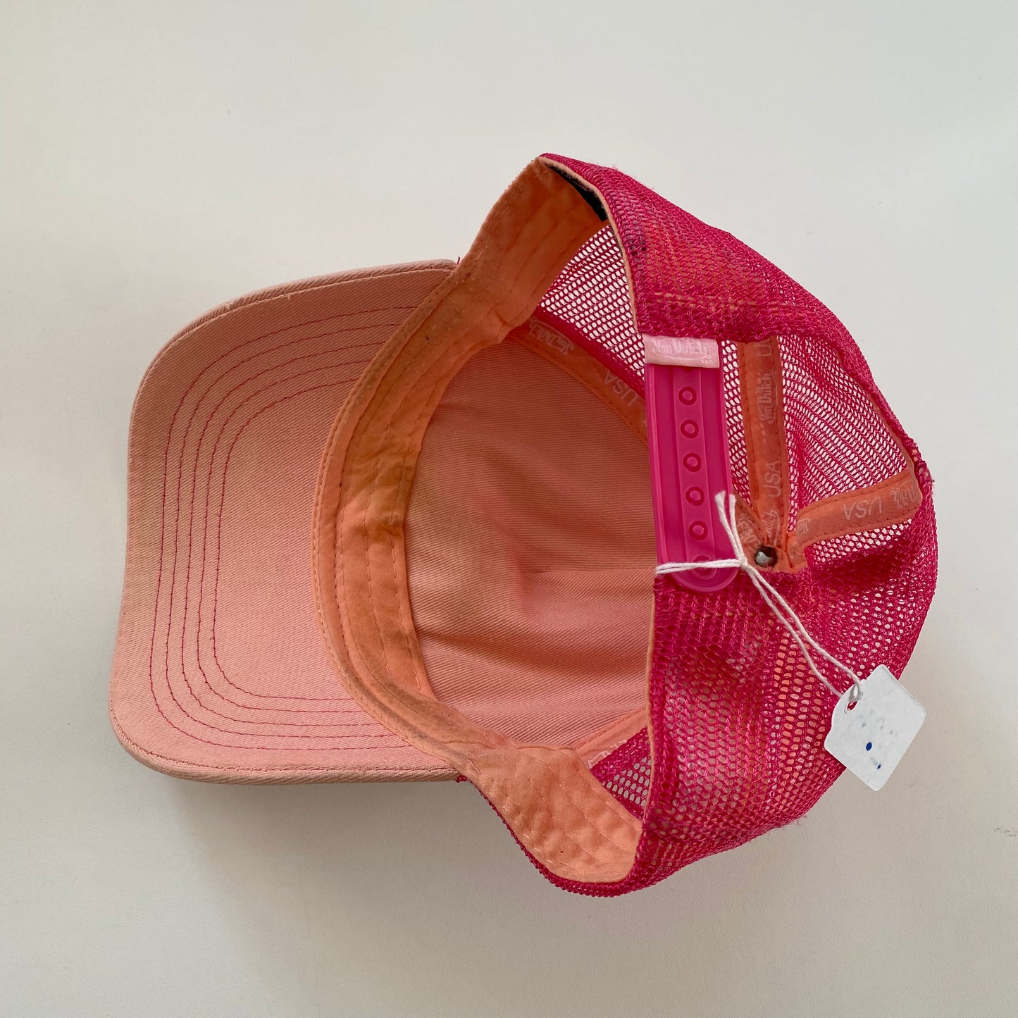 Pink Y2K von dutch cap