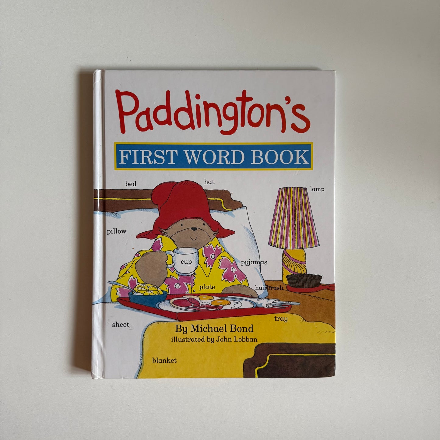 Vintage 1993 a4 Paddington first words book. One page ripped ( reflects in price!)
