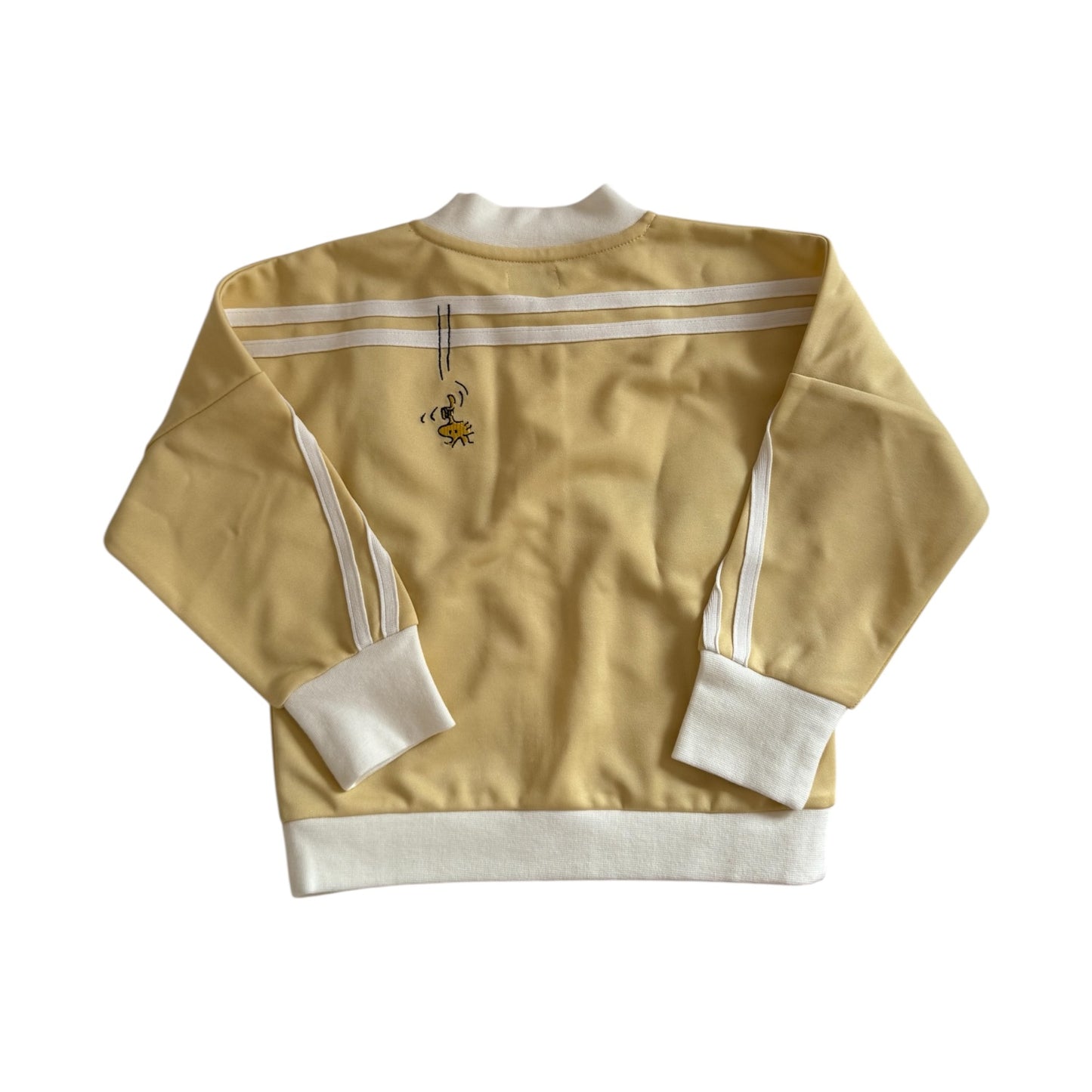 Vintage pale yellow snoopy track jacket. Size 4-5 years