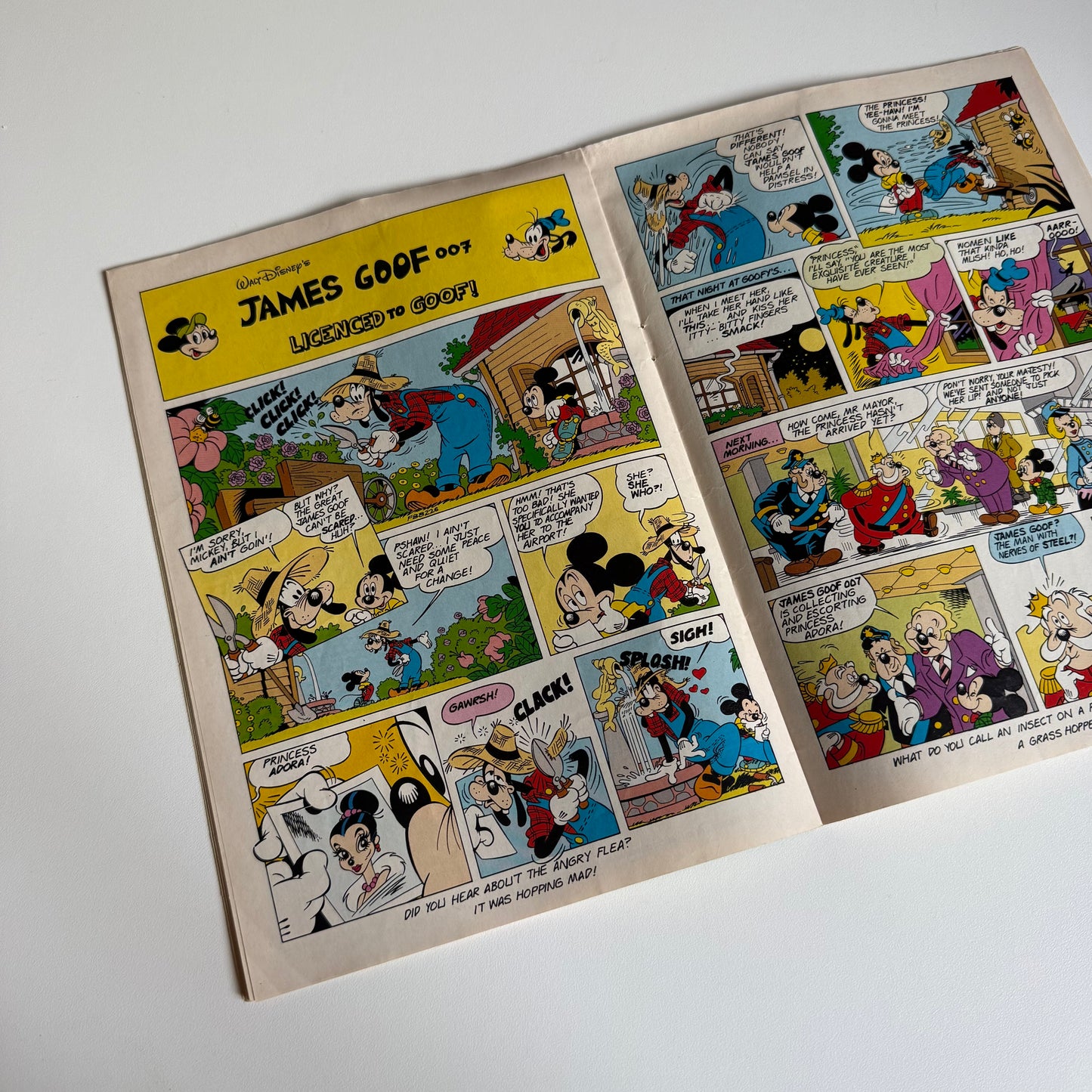 Vintage 1989 comic book ‘ Walt Disney’s Mickey Mouse and Friends
