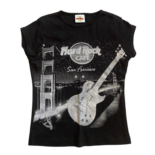 Vintage Y2K Hard Rock Cafe top 
Size M 8-10