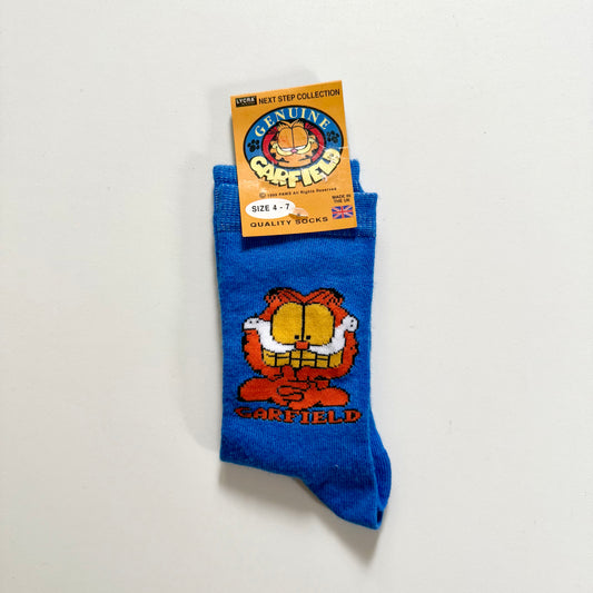 Vintage 1999 Garfield socks. Size 4-7