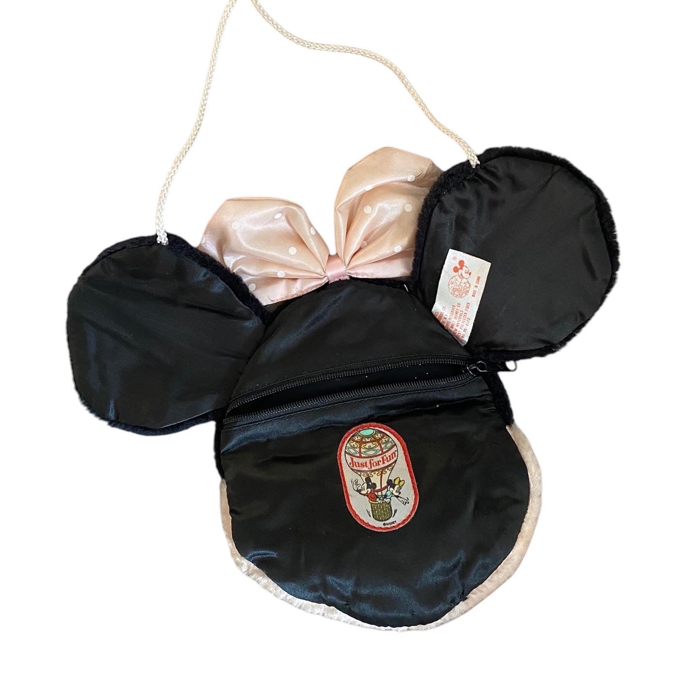 Minnie Mouse vintage faux fur crossbody bag 🎀