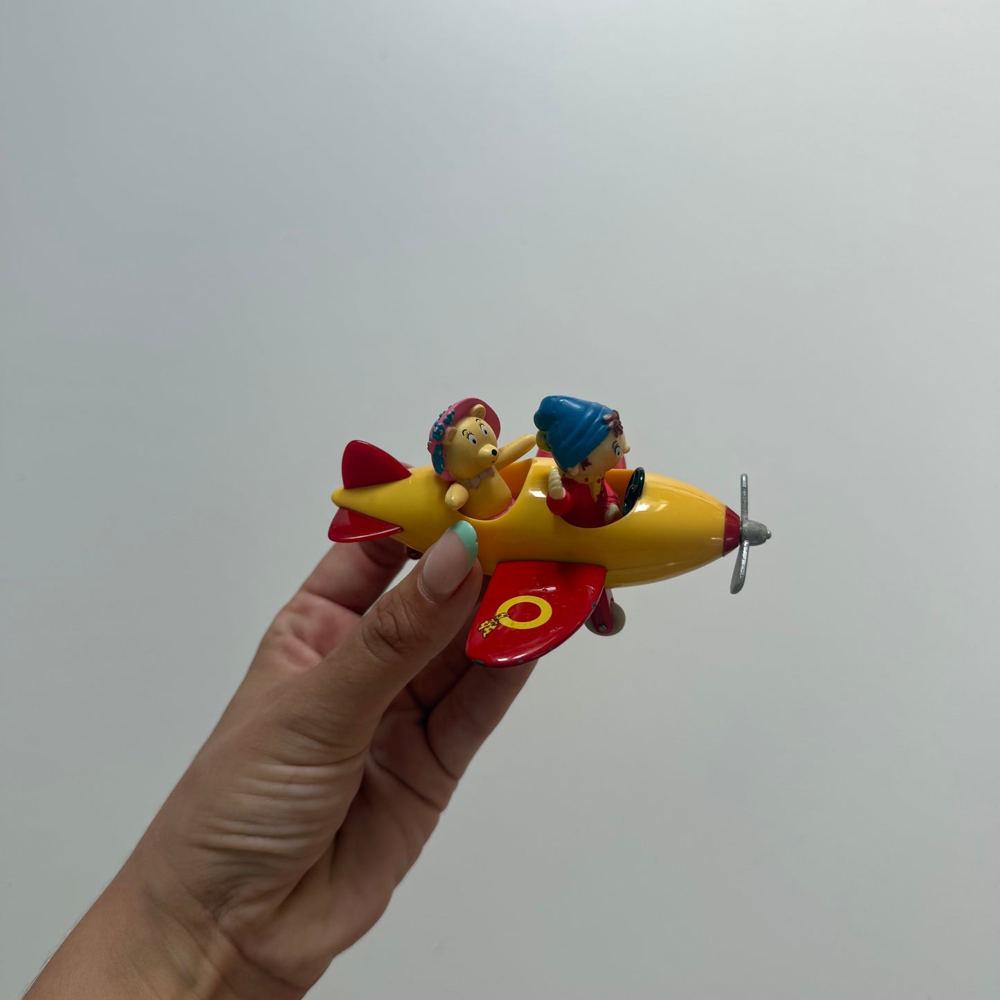 Vintage noddy plane with Bessie and noddy figure.