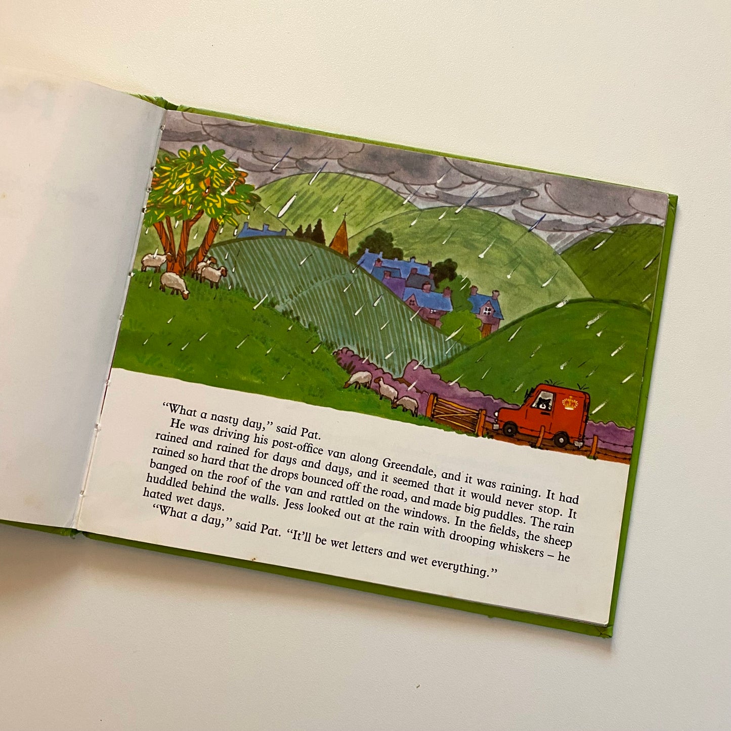 Vintage 1982 postman Pat book